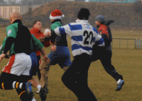 Rugbiści powitali Nowy Rok 2012