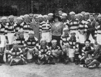 Pierwsze zawody rugby w Polsce, rozegrane dn. 9 b. m. we Lwowie